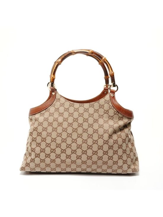 Gucci Handbags - ★SOLD★ Gucci Shoulder Bag GG Canvas Bamboo